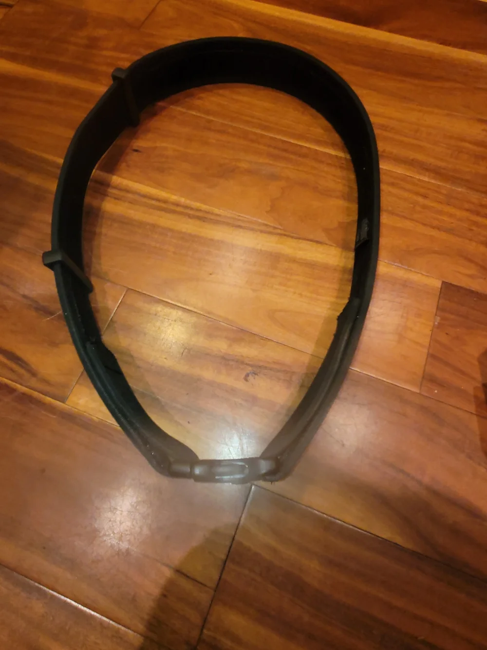 Heavy-Duty Black Tactical Web Belt with Quick-Release Buckle